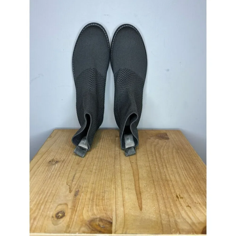 Eileen Fisher Women's Jude‎ Stretch Knit Ankle Bootie Graphite Size 6.5 - Picture 5 of 6